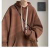 Big Drawstring Hooded Sweatshirt Autumn Loose Casual Versatile Top Trendy Brand Ins Hong Kong Style Pullover