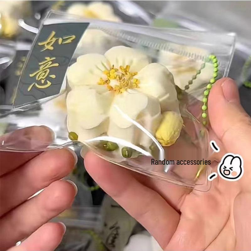 Xiaohongshu Style Salted Egg Yolk Rice Ball Simulated Food TPR Squeeze Toy