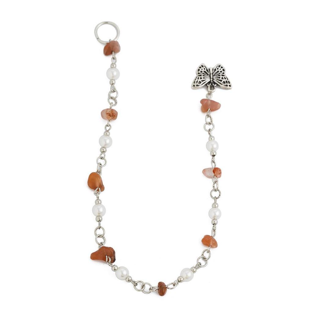 Colorful Gravel Braided Hair Tassel Headdress: European and American Versatile Fashion Accessories