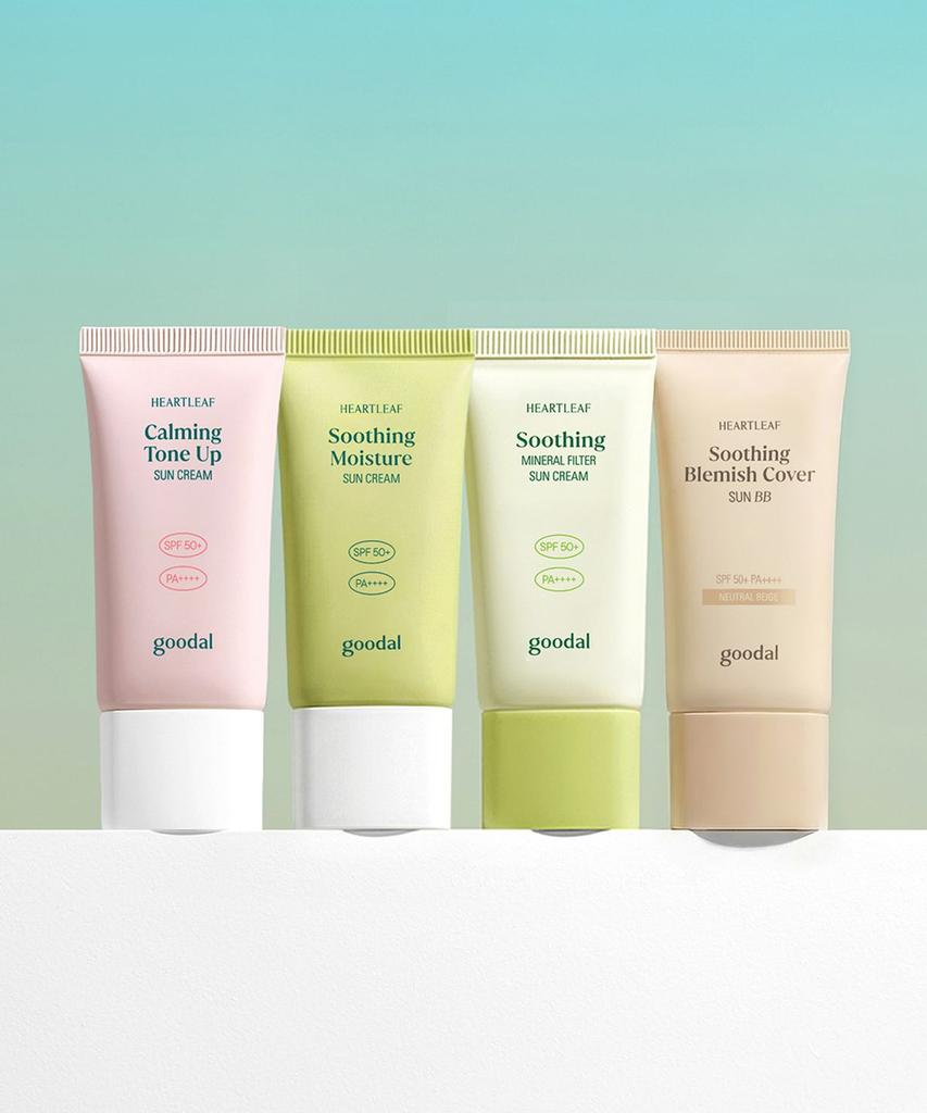[SET] Houttuynia Cordata Sun Cream (Moisture/Tone-up/Green Tone-up/Mineral) 50ml + Cover Sun BB Cream 25ml