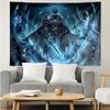 1PC Game Warcraft Darkness Warrior K-pop music group Tapestry Accessories for Bedroom,Livingroom, dormitory Room Wall Decor Fan Birthday Gifts