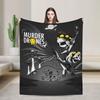 Serial Designation N Murder Drones Blanket Coral Fleece Plush Textile Decor Warm Throw Blanket for Sofa Bedroom Bedding Throws