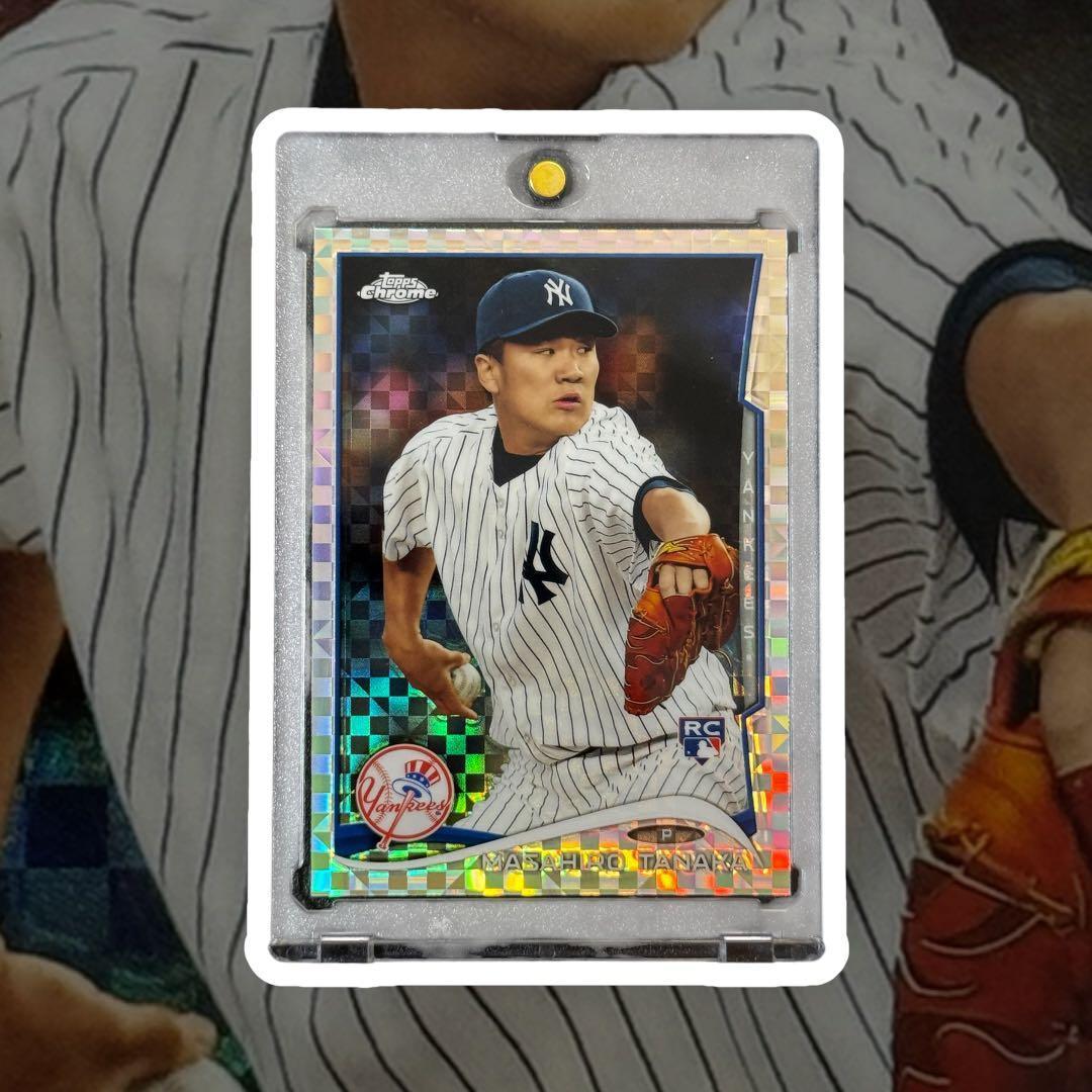Used 2014 Topps Chrome Masahiro Tanaka Rookie Card X-Fractor