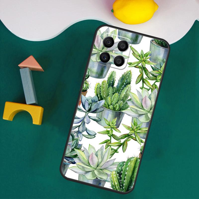 Cactus Plants Succulents Case For Honor 200 Pro 50 70 90 X9a X8a X8 X9 X8b X9c X9b Honor Magic 7 Lite 5 6 Pro Cover