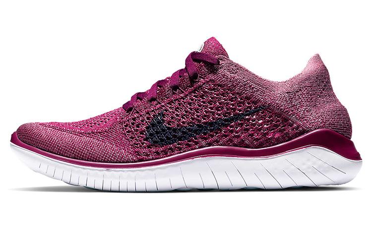 Nike Free Rn Flyknit 2018 Raspberry Red Women s 942839-600 37.5