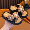 2025 Summer Non-slip Soft Sole Slippers for Girls - Parent-Child Fashionable Princess Beach Style