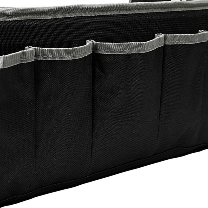 Large Capacity Heavy Duty Tool Bag With Multiple Compartments And Reinforced Base For Professional Technicians And DIY Projects