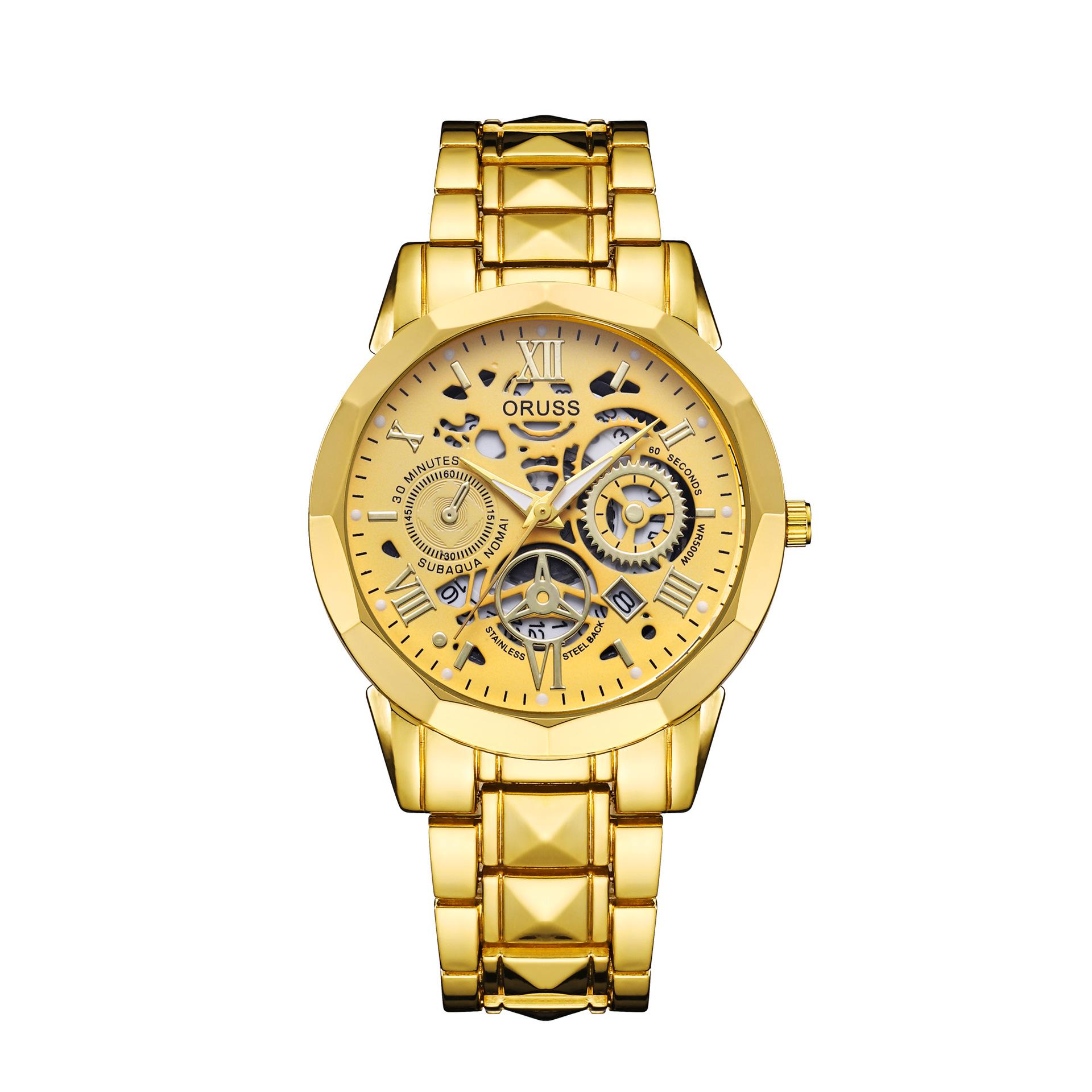 Men S Simple Handsome Trend Watch Waterproof Fashion Quartz Watch Stainless Steel