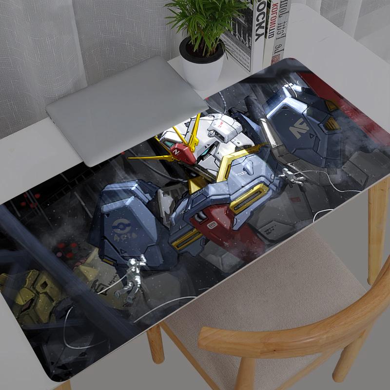 Mouse Pad Mobile Suit Gundam New Large Pc Computer Gamer Kawaii Gaming Accessories Mousepad Keyboard Desk Mat Carpet Table