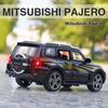 Simulation 1/32 Mitsubishi Pajero Automobile Model Alloy Die Cast Body Strong and Durable Children's Toy Car Model with Sound and Light
