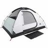 Dome Camping Tent for 2 Persons White & Dark Waterproof