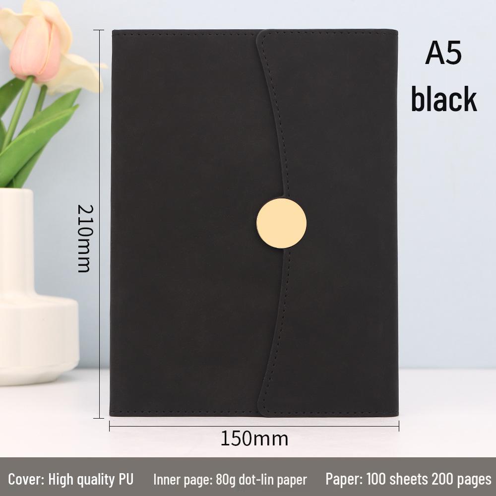 High-Grade Three-Fold Diary Notebook Gift Set with Custom Logo Printing