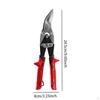 Aviation Tin Snips Cutting Shear Steel Multipurpose Professional Non Slip Handle Heavy Duty Lock