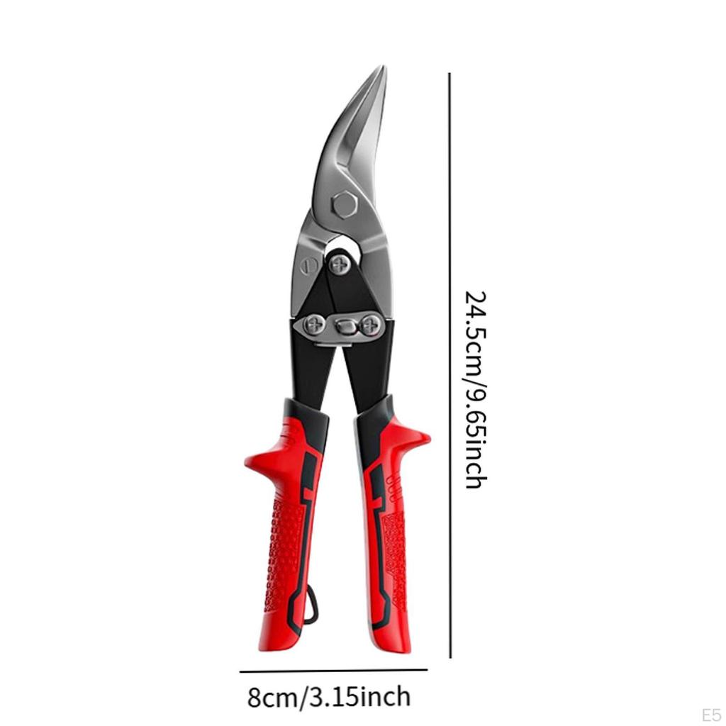 Aviation Tin Snips Cutting Shear Steel Multipurpose Professional Non Slip Handle Heavy Duty Lock