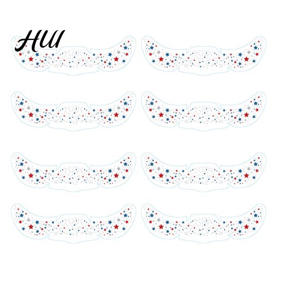 Rainbow Festival Face Stickers Metallic Freckle Heart Decals Water-based Waterproof Temporary Tattoos for Parties Festivals Photo Booths Star And Dot