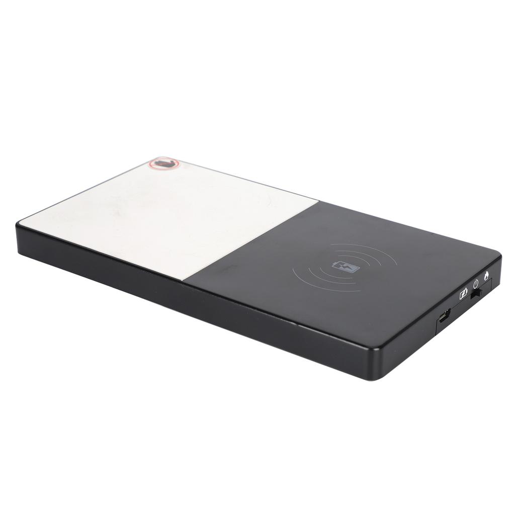 Cup Warmer Wireless Charger Station Black USB Heating Coaster Multifunctional Pad