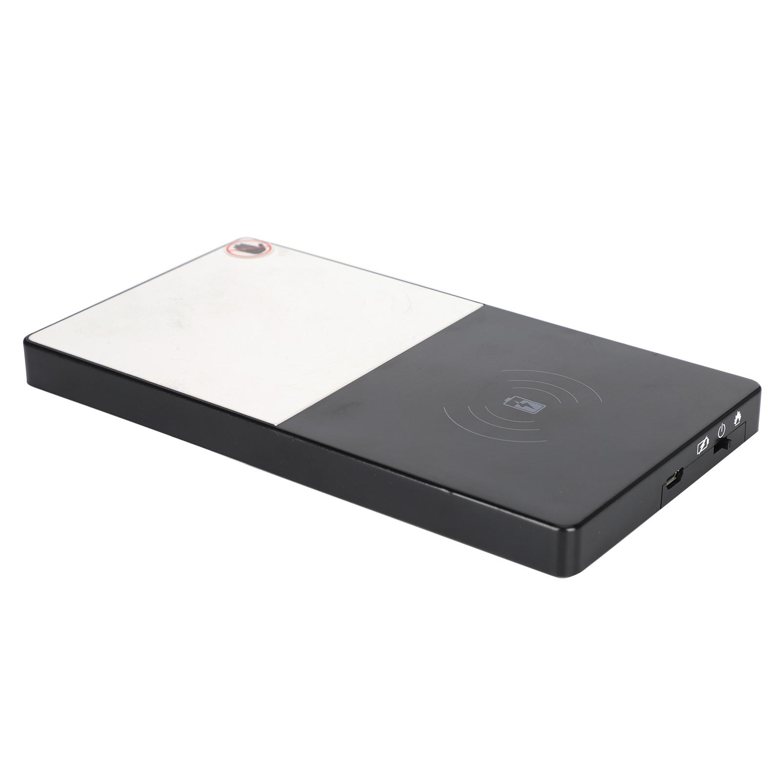 

Подогреватель для чашек, беспроводная зарядная станция, черная USB-подставка с подогревом, многофункциональная подставка