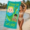 Beach Towel with Jay Franco Cocomelon Pattern - soft,absorbent,machine washable Lightweight&Modern,swimming,Travel Essentials