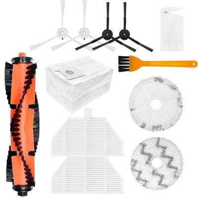 Roidmi EVA Robot Accessories: Main Brush, Side Brush, Rag, Dust Bag, Filter, Mop