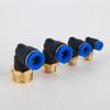 5 Stuks PCF/SL/PB/PC/PL Connector 1/8" 1/4" 3/4" 1/2" Schroefdraad Water Lucht Slang Fitting 6/8/10/12mm Luchtbuis Pneumatische Fitting auto Drukregelaars 5