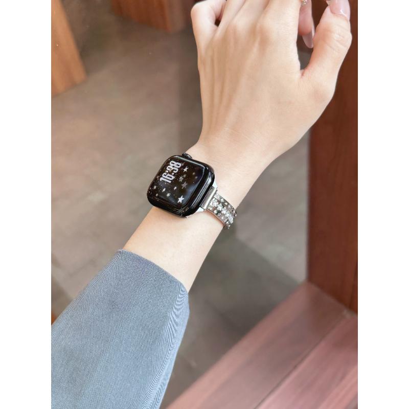 Nice Bling Metal bracelet For Apple Watch Series 11/10/9/8/7/6/5/SE3 40mm 41mm 42mm 44mm 45mm 46mm Strap