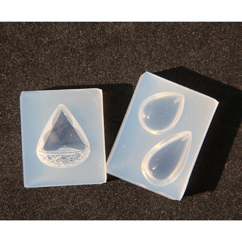 Three-dimensional Water Drop Earring Silicone Mold Suitable for Epoxy Resin Diy Craft Pendant Earrings Jewelry Making