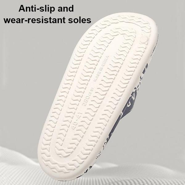 Men's Slippers Casual Non Slip EVA Lightweight Slippers for Indoor Outdoor Summer Sandal Beach Pool Gym Bathroom Shower Shoes Plus Size