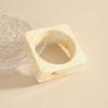 Square Chunky Bracelets Geometric Retro Hand Ring Wide Resin Bracelet Bangles  Jewelry Accessories