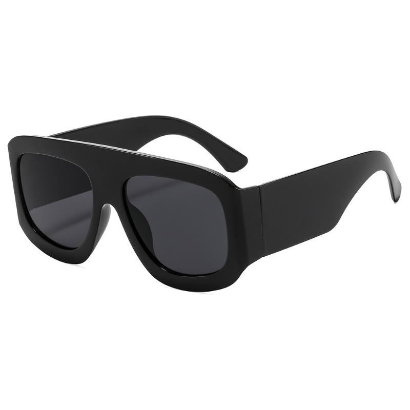 Oversized Thick Frame Aviator Sunglasses Fashion Cool Unisex Sun Glasses