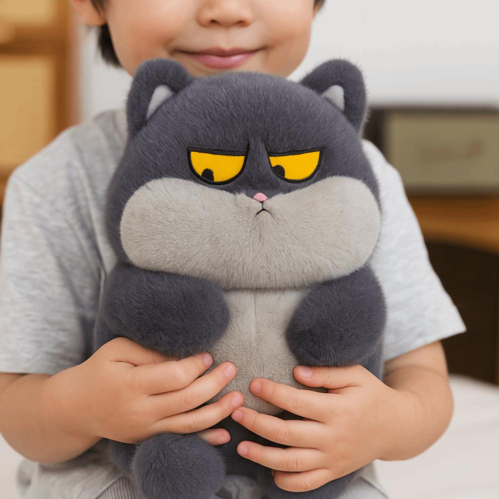 Interactive Cat Stuffed Animal Doll PP Cotton Kitty Stuffed Animals Toys  Decoration Gifts