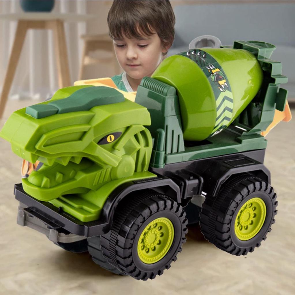 Dinosaur Inertia Toy: Kids' Dump Truck & Excavator Set