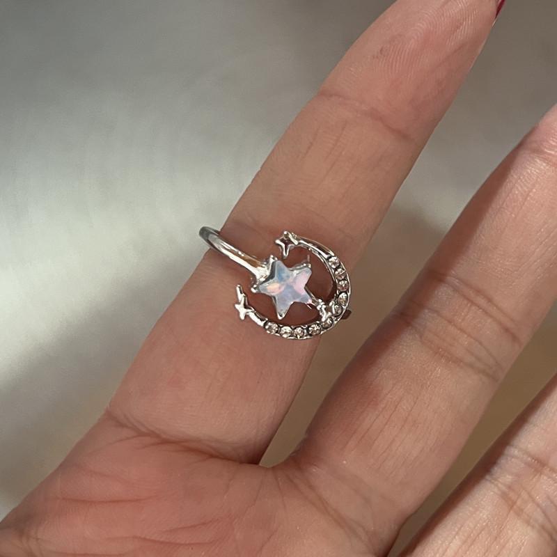 Korean Style Simple Ribbon Bowknot Ring for Women's Fashion Personalized Open Index Sweet Bow Finger Ring Y2K Jewelry Gift Party