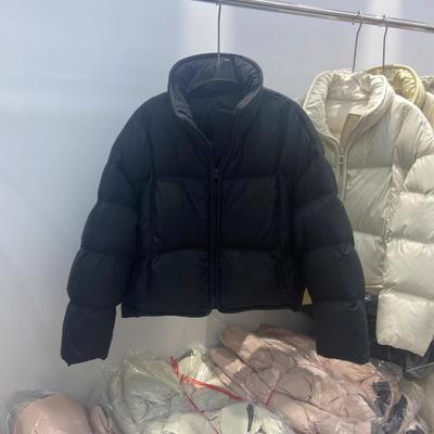 Winter New Thickened Down Jacket Women's Bread Jacket Short Stand-up Collar White Duck Down Small Loose Puffs