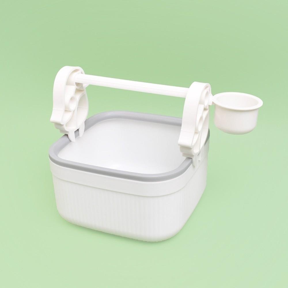 Anti-Splash Design Parrot Desktop Stand with Food Cup Pet Bird Perching Stand  Grinding Claws