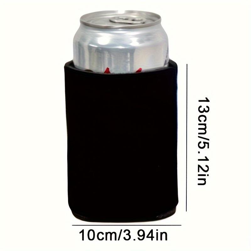 10 Pieces/set, Solid Color Portable Cup Cover, Beer Cover, Camping Can Cup, Soda Cover, Foaming Material, Beverage Cooler, Bottle, Household Jacket