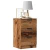 VidaXL Bedside Table Old Wood 40x36x65 Cm Engineered Wood, Bedside Furniture, Side Table, Bed Cabinet, Cabinet 856932