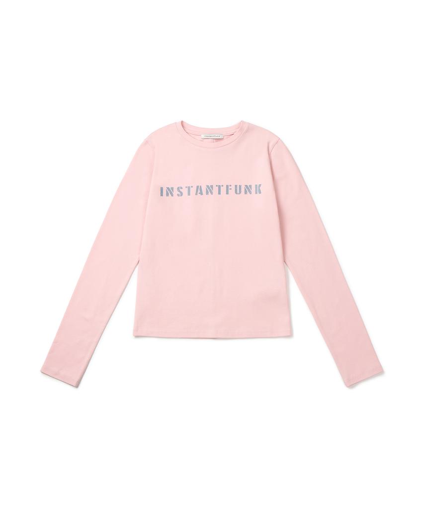 INSTANTFUNK Pearl Logo Basic T-Shirt