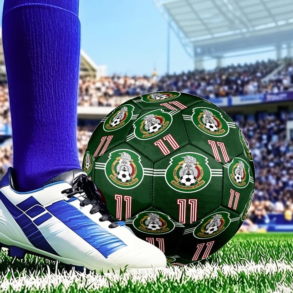 Ben Football Crest Printed Size 5 Soccer Balls, Anti-Slip, Protective Football, Outdoor Sport, a Unique Gift Suitable for Him/her, Birthday