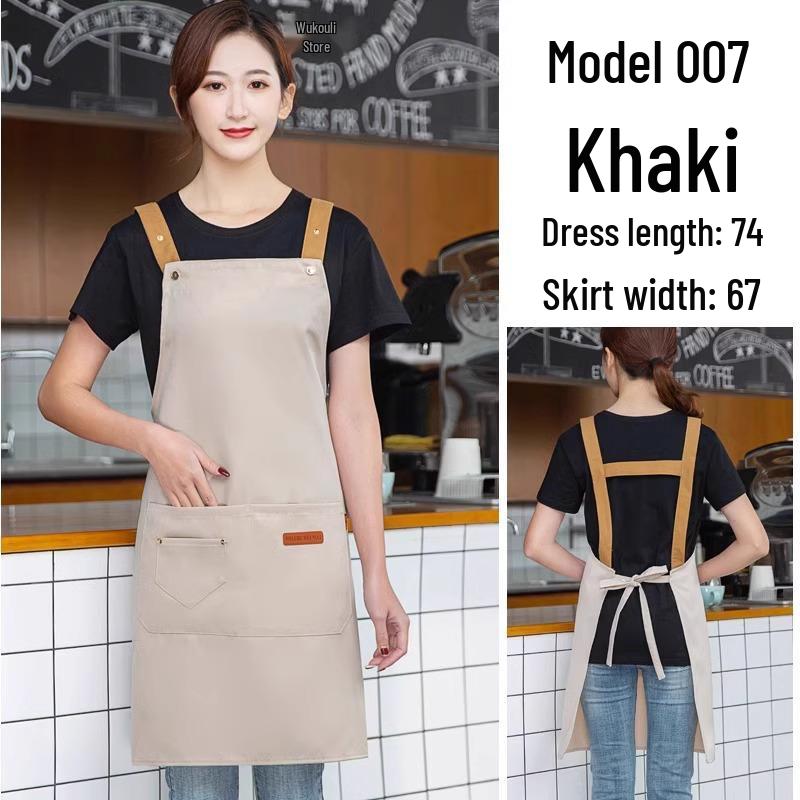 

Модный водонепроницаемый и маслостойкий кухонный фартук 2025 для мужчин и женщин