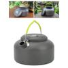 1.3L Camping Kettle Aluminum Alloy Anodizing High Temperature Resistant Heat Insulation Outdoor Tea Coffee Pot