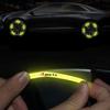 20Pcs Sports Reflective Sticker Wheel Hub Rim Stripe Decal Strip Car Accessories