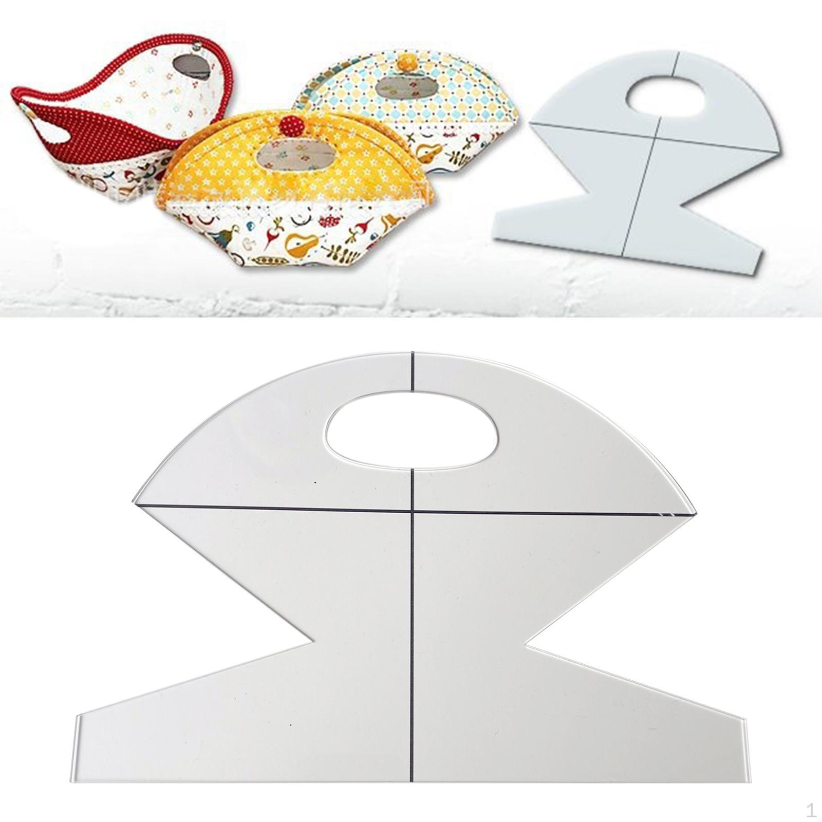 Шаблон корзины для шитья, пэчворка, лоскутного шитья, DIY, акриловый 15 inch