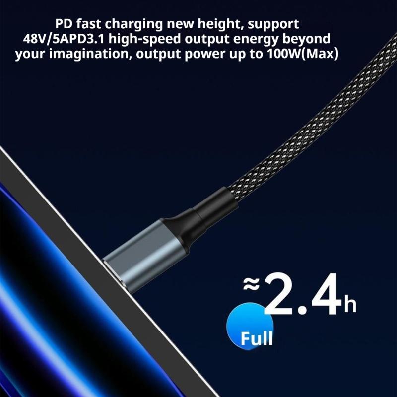 USB 3.1 Type C Cable 10Gbps Data Transfer Fast Charging Cord 4K@60Hz Video Output for Laptop Tablet Mobile Phones