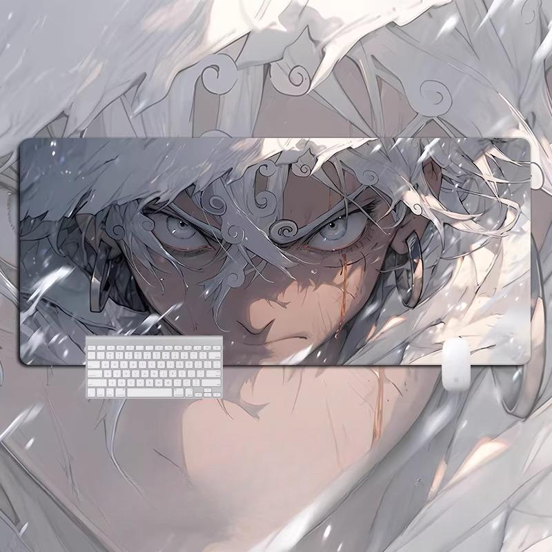 Shounen Anime ONE PIECE Leather Mouse Pad Oversized Anime E-sports Game Table Mat Notebook Keyboard Non-slip Waterproof Mouse Pad Office Desktop Pad