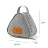1Pc Portable Triangle Insulated Bag Mini Aluminum Foil Student Lunch Bag KTY