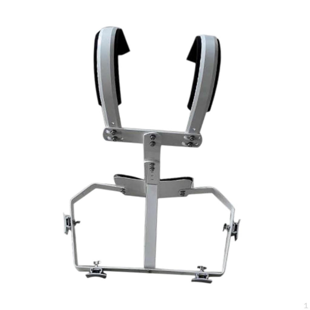 Snare Drum Carrier Backing Frame Percussion Instrument Easy To Install Harness