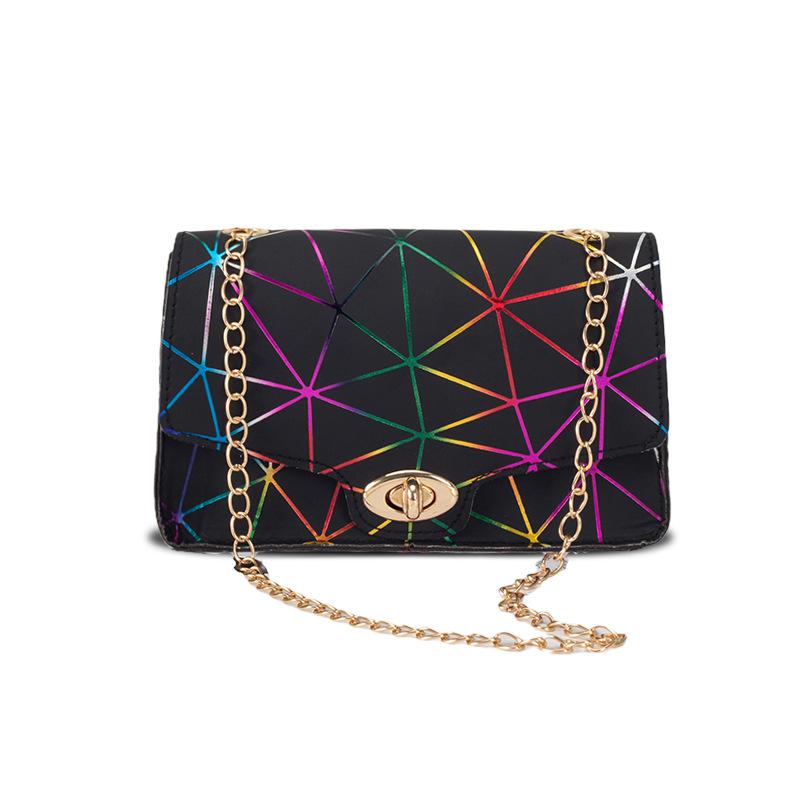 JYL TS Women's Sling Bags  Tassel Bag 237 Shoulder PU Rhombus Chain Bag