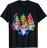 Three Hippie Gnomes, Peace Gnome, Funny Retro Tie Diy Design T-Shirt