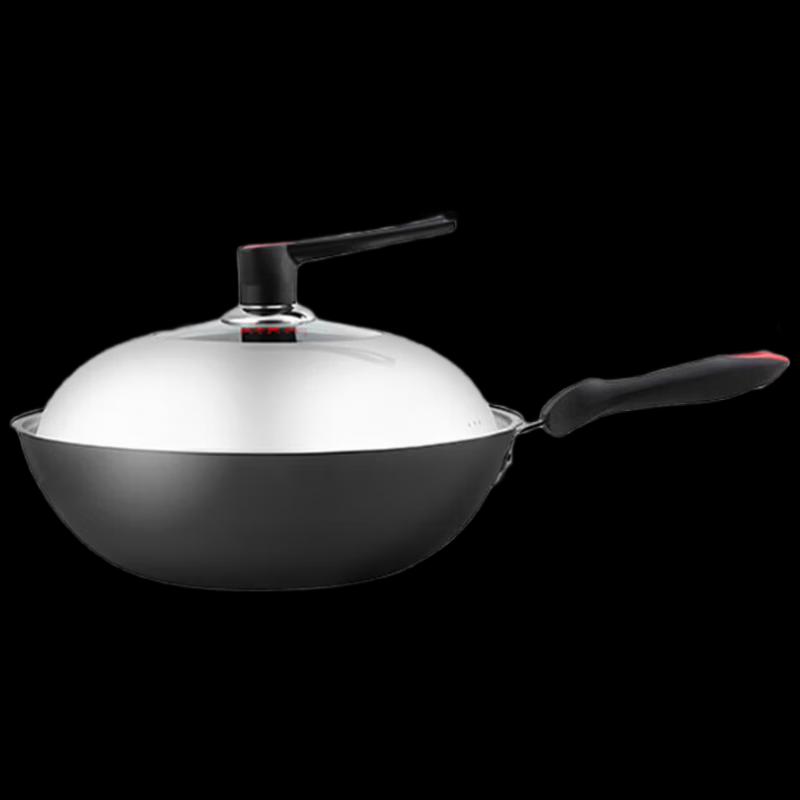 COOKER KING C30D2 Non-Rust Cast Iron Wok
