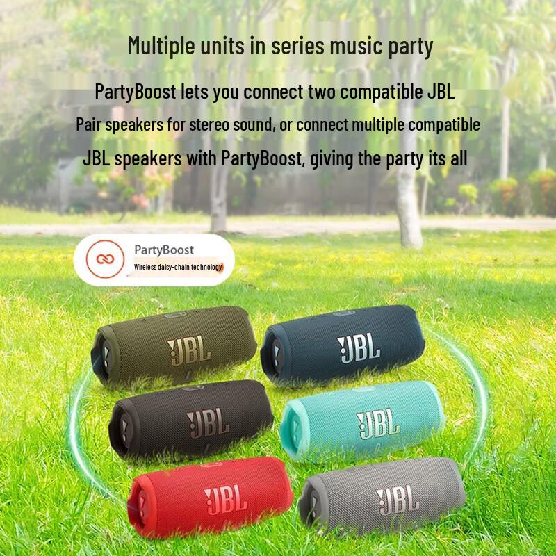 JBL CHARGE5 Portable Waterproof Bluetooth Speaker CN plug (adapter included)